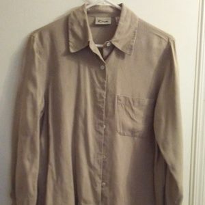 Riva Silk Tan Shirt